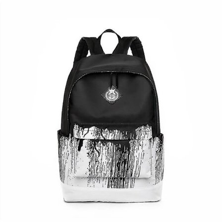 Fashion Spray Dyed Student Backpack, High School Student Schoolbag Male And Female Student Backpack