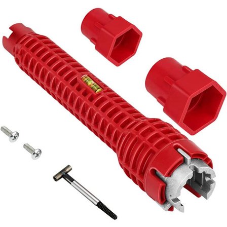 Vandekran og vask installationsnøgler, multifunktionel installation