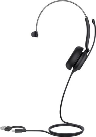 YEALINK Headset UH35 Mono USB-C/A - Lyreco - Kontorsmaskiner - Headset och telefoner - Headset - Sladd