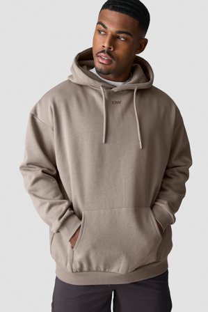 ICANIWILL - Everyday Relaxed Hoodie Men Greige - Herre - ICIW