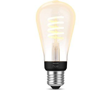 Philips Philips HueWA 7W Fil ST64 EUR E27 - Smart och elegant LED-lampa i Edison-stil