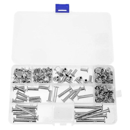 80 stk Album Scrapbook Utvidelsesskruer - Erstatningsbindeskruer for etterfyllbart fotoalbum med stolpebinding