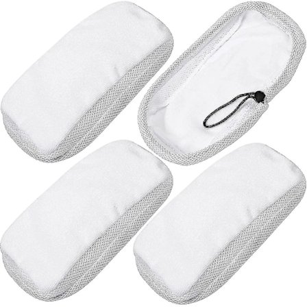 Rengøringsklude til hårde gulve, kompatible med Morphy Richards 720020 720021 720502 9 i 1 damprenser moppe (pakke med 4) [hs]-hy