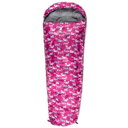 Arctic Tern Kid's Dot Sleeping Bag synthetic sleeping bags Pink OneSize