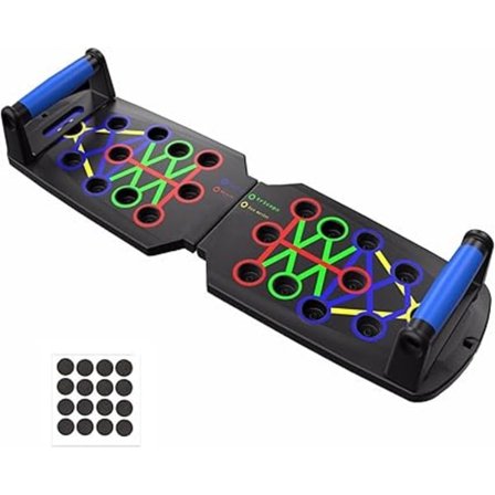 Push-up Board 14 i 1 Multifunktionell Push-up Ställningssystem för Män och Kvinnor, Portabel Push-up Bar, Kroppsbyggande Push-up Handtag för Män