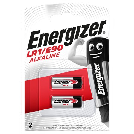 Energizer Alkaline Batteri alkaliskt, LR1/E90, 1,5 V, 2-pack, Batterier