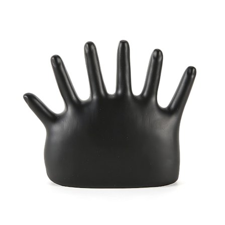 Svart Ring Handhållare Utsökt Smyckesdisplayställ för Armband och Klockor Färgbeständig