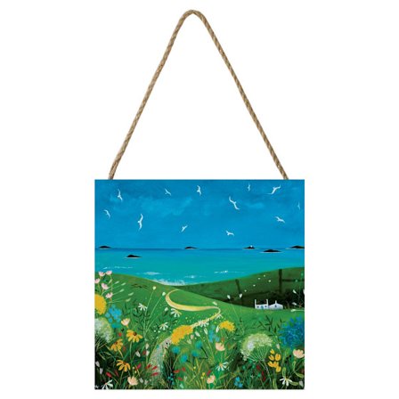 Julia Crossland Sommarstuga Träblock 20cm x 20cm x 2.7cm