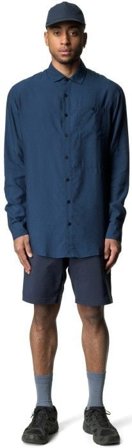 Houdini M's Tree Longsleeve Shirt Blue Light
