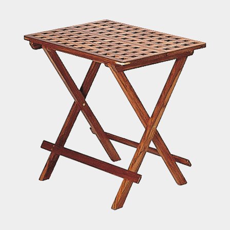 Fällbart teakbord Roca, rektangulär, 60 x 45 cm