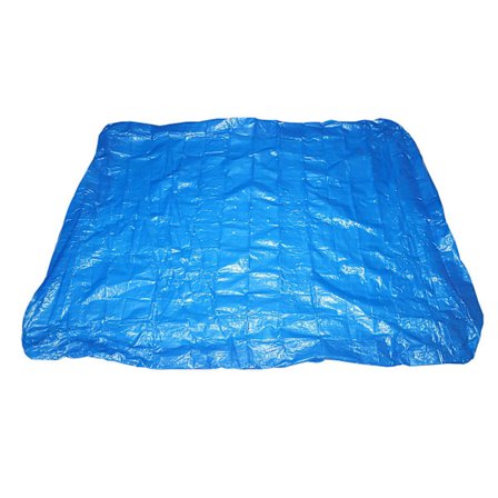 Bassengteppe Svømmebassengtrekk For Overjordiske Bassenger, Nedgravde Bassenger, Rektangel, Oppblåsbar Basseng Holder Ute Blader Rusk Skitt(Blå)