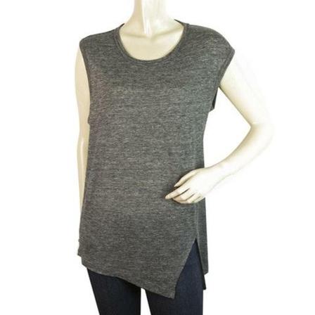 Isabel Marant Pre-owned Long Bluse Top with Slit Grå, Dame