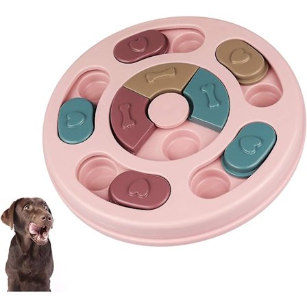 Hunde puslespil legetøj hvalp, interaktivt puslespil hundelegetøj, godbid dispenser til hunde træning