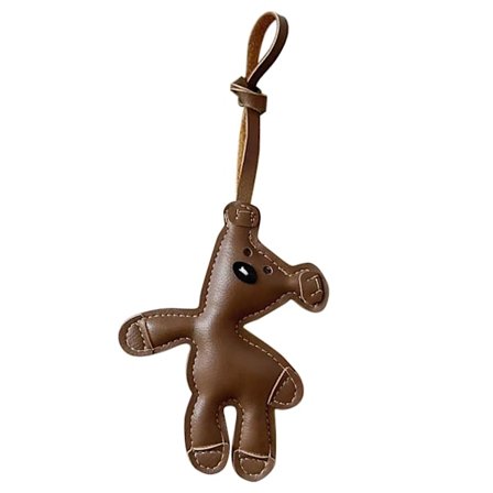 Brun Bjørn Taskevedhæng, Sød PU Bjørn Nøglering til Tasker, Biltilbehør Gave