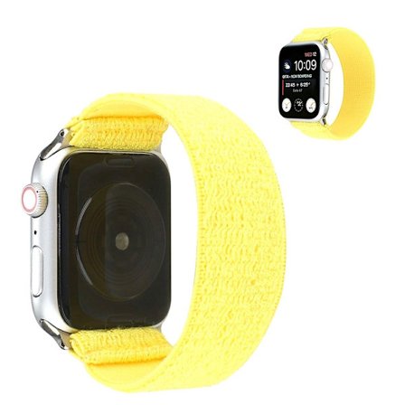 Apple Watch Series 6 / 5 44mm trasa mönster klockarmband - gul