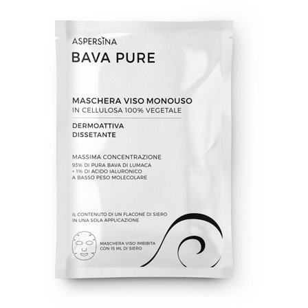 Asperisina Bava Pure Maschera Viso Monouso 15ml