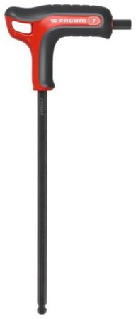Facom 84TZSA.6 Unbrakonøgle T-håndtag med kugle, 6 mm, Håndværktøj
