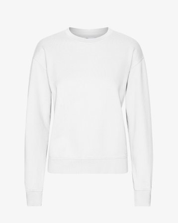 Women Classic Organic Crew - Optical White S