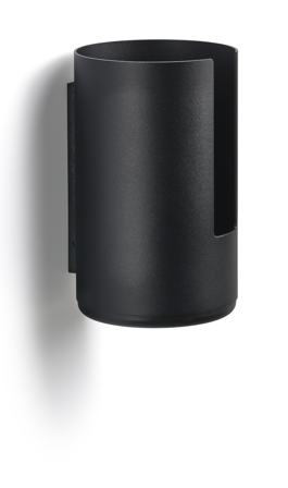 Zone Rim Toalettpapir-oppbevaring Vegghengt Svart