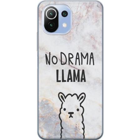 Xiaomi 11 Lite 5G NE Cover / Mobilcover - Llama Marmor