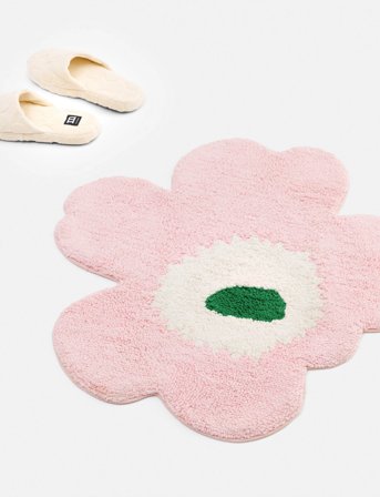 Marimekko Home Mini Unikko Slippers - Cream - L