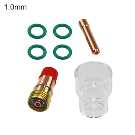 7 kpl / set #12 Pyrex Glass Cup Kit Tig-hitsauspoltin 1,0 mm 1,0 mm