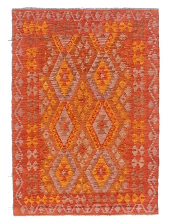 Mały Kilim Afgan Old Style Dywan 150X200 Wełna