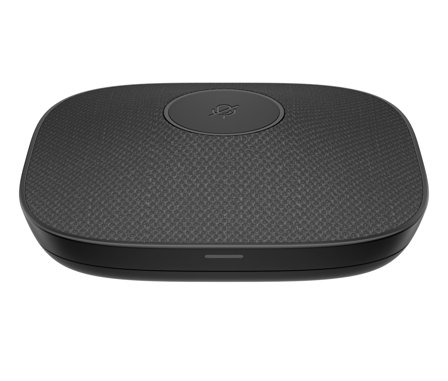 HP POLY STUDIO A2 BLACK TABLE MICROPHONE W/ MOUNTING PLATE I/O SPKR