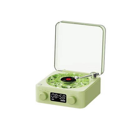 The Waves Vinylafspiller, Wave Retro Vinylpladespiller Trådløs Bluetooth-højttaler