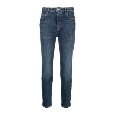Pinko, Slim-fit Jeans Blauw, Dames, Maat:W26