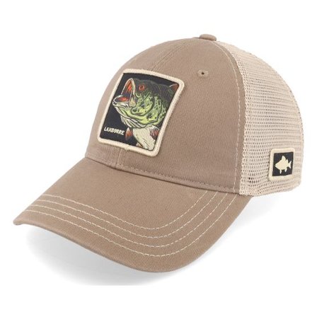 Skillfish - Beige trucker Keps - Laxborre 11 Split Driftwood/Khaki Trucker @ Hatstore