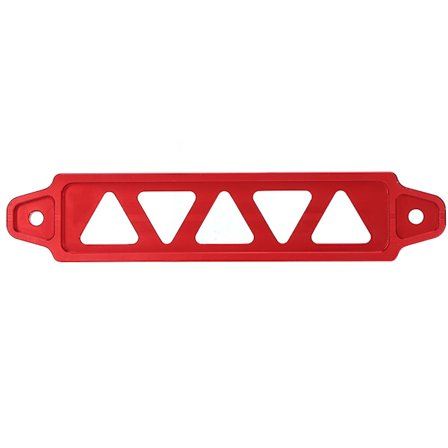 217mm/8,5 tommer Universal Bilbatteri Fastgørelsesbeslag Braces Stabilisator Rød