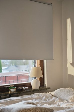 Jotex - Verduisterend Rolgordijn - Hoogte 165 Cm Wit Wit - NIKA - Koop Verduisterende gordijnen bij Jotex