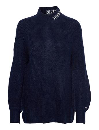 Tjw Lofty Turtle Neck Sweater Blue Tommy Jeans
