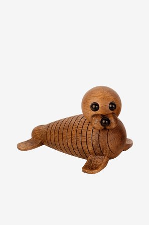 Spring Copenhagen - Dekor Ross Hvalross 7 cm - Natur - Pynteting - Fra Homeroom