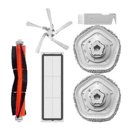 För Xiaomi Dreame Bot W10 W10 Pro Självrengörande Robotdammsugare Mopp Huvudsidoborste Hepa Filter Moppdyna [DB]