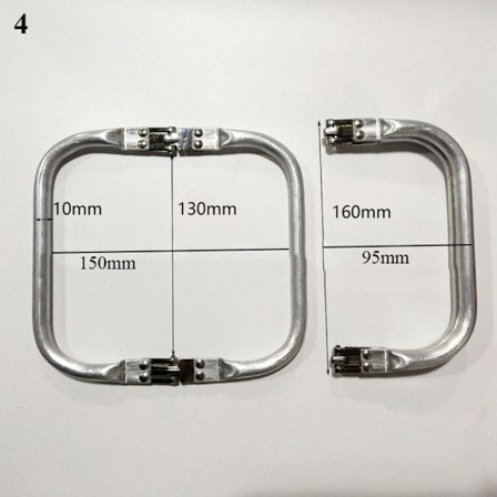 Kiss Lukkehåndtak Metall Veske Ramme Håndtak 160X85MM