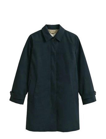 Car Coat Ohut Pitkä Takki Navy GANT