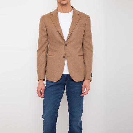 Z Zegna, Blazers Bruin, Heren, Maat:2XL