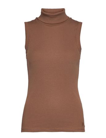 Dagnaiw Rollneck Top Brown InWear