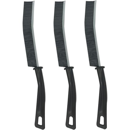 (Plast) Spalte Rengjøringsbørste 3 stk Spalte Rengjøringsbørste Spalte