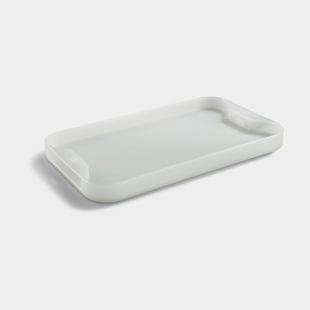 Tagliere & vassoio da portata Nordiska Plast, bianco naturale, 405 x 245 x 32 mm