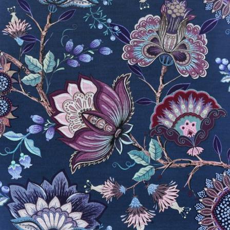 Arthouse Krisha Paisley Tapet 10m X 53cm Marin/rosa