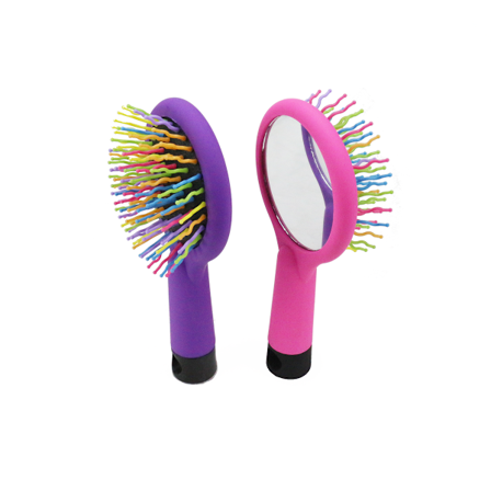 4 Färger Rainbow Frisör Massage Kam