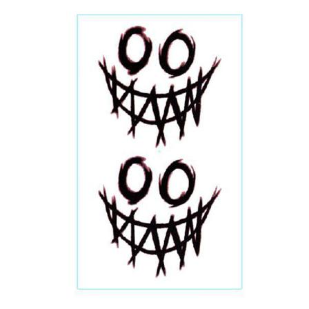 20st Joker Tattoo Stickers, Vattentät Tatuering, 5,8*9,8cm