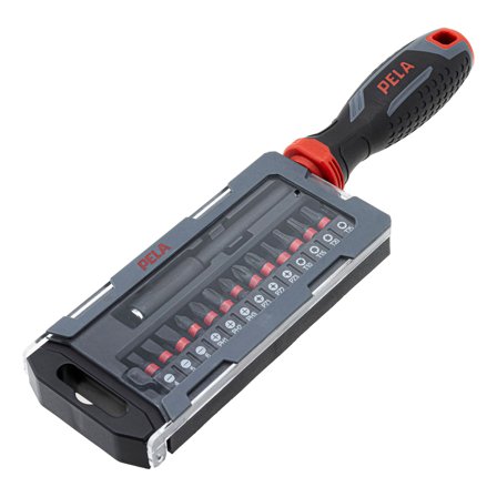 PELA 547315 Bitsmejselsats 13 delar, 25 mm, S2 bits, Handverktyg