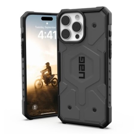 UAG Telefontaske til iPhone 16 Pro Max MagSafe Pathfinder - Sølv