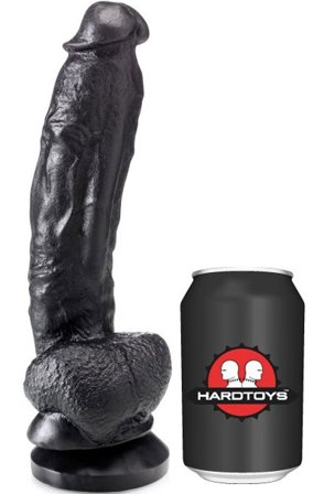HardToys Thierry Dildo Black 24,5 cm Anaalidildo