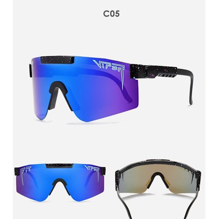 Cykelglasögon Galvaniserad Sport Populära Utomhusglasögon TR90 Stor Ram