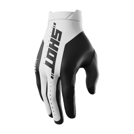 Mănuși Motocross Shot Lite Pro Alb S